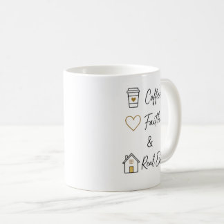 Koffie Geloof Vastgoed Koffiemok