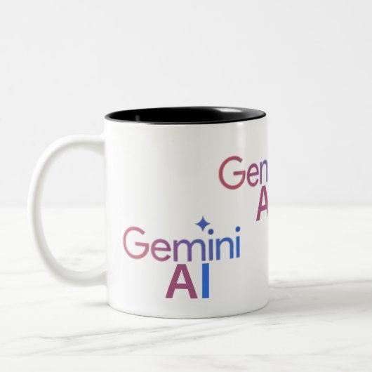 koffie gemini AI Tweekleurige Koffiemok (Links)