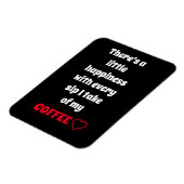 Koffie Gezegde Magnet Magneet (Linkerzijde)