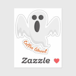 Koffie ghoul, Koffie geest Sticker