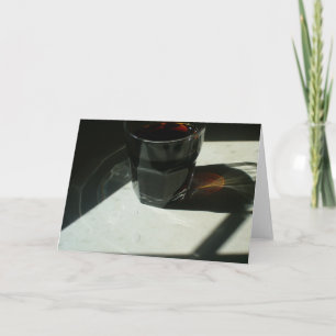 koffie glas 3 kaart