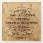 koffie glazen onderzetter (Voorkant)