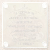 koffie glazen onderzetter (Achterkant)