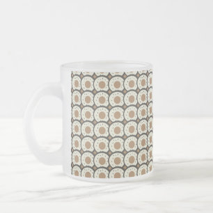 Koffie Glazuur Donuts Bruin Koude Koffie Matglas Koffiemok