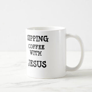 Koffie gooien met Jezus mok