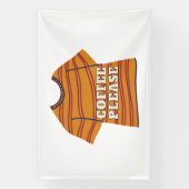koffie graag spandoek (Verticaal)