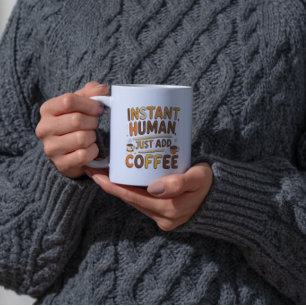 Koffie Grappig Giftful Instant Human Design Koffiemok