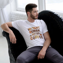 Koffie Grappig Giftful Instant Human Design T-shirt