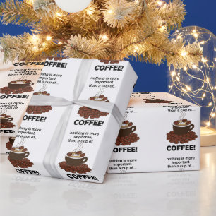 Koffie Grappige Koffie Liefhebber Koffie Cadeaupapier
