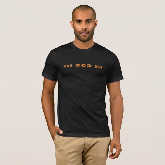 Koffie Ham Radio Morse Code Liefhebber Ontwerp T-shirt (Voorkant volledig)