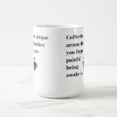 Koffie heeft een uniek aroma koffiemok (Center)