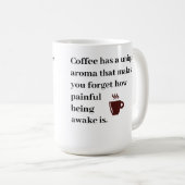 Koffie heeft een uniek aroma koffiemok (Voorkant rechts)