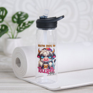 Koffie Helpt Me Idioten Te Verdragen Waterfles