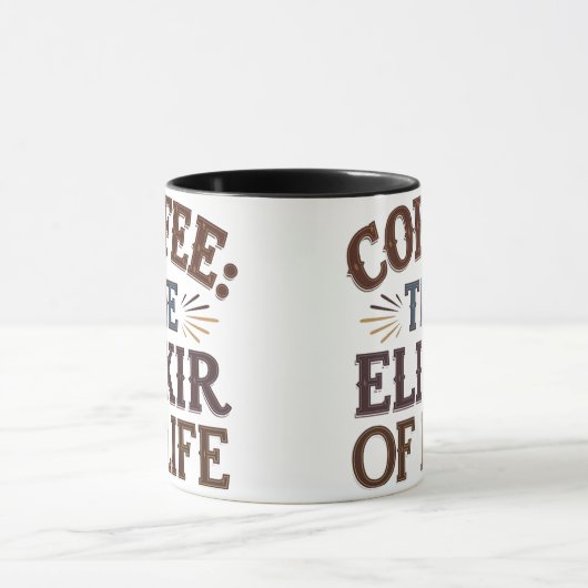 Koffie: het elixer van het leven Mok (Midden)