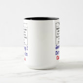 Koffie: Het is live en/of dood Mok (Midden)