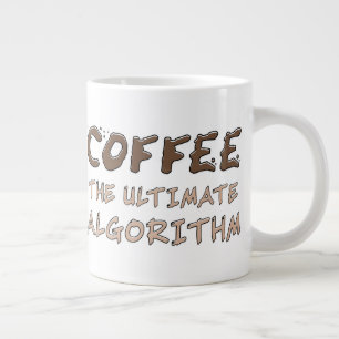 Koffie Het ultieme algoritme Grappige programmeur Extra Grote Beker
