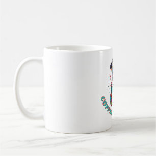 Koffie & hoektanden T-shirt - voor hond liefhebben Koffiemok