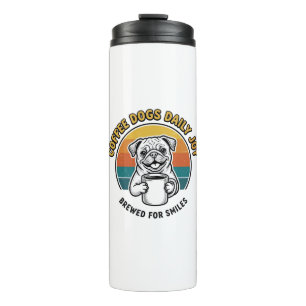 Koffie Hond Shirt Vintage Gegraveerd Pup Mok Ontwe