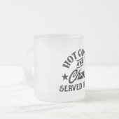 Koffie Hot Cacao en chaos Grappig Mok Design (Voorkant links)