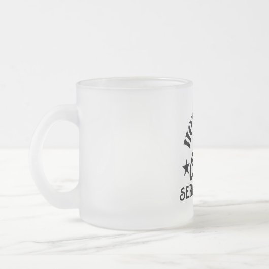 Koffie Hot Cacao en chaos Grappig Mok Design (Links)