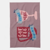 Koffie houdt me in de steek theedoek (Verticaal)