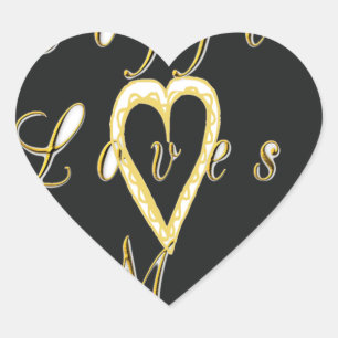 Koffie houdt van me. hart sticker