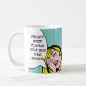 Koffie Humor Comic Book Mok (Links)