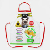 Koffie Humor ... Schort (Voorkant)