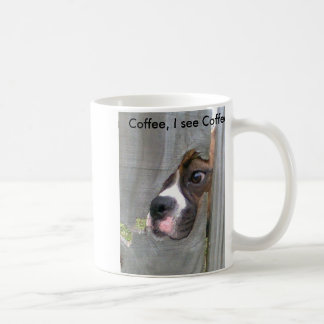 Koffie, ik zie Koffie. Koffiemok