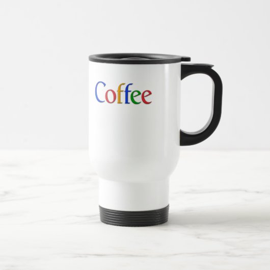 koffie in google font mok (Rechts)