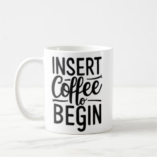 koffie inlassen om te beginnen koffiemok
