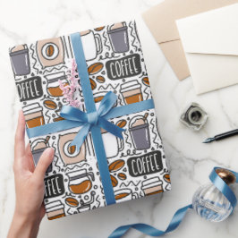 Koffie Inpakpapier, Espresso Cadeaupapier