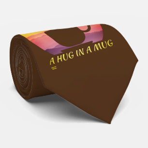 "KOFFIE IS ALS EEN HUG IN EEN MOK" STROPDAS