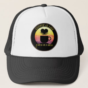 "KOFFIE IS ALS EEN HUG IN EEN MOK" TRUCKER PET
