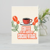 Koffie is een sociaal erfgoed