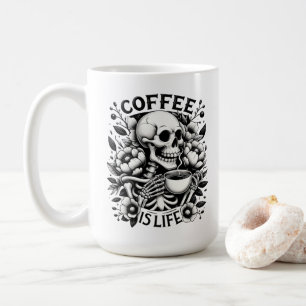 Koffie is leven koffiemok