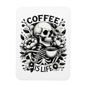 Koffie is leven magneet