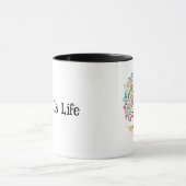 koffie is leven mok (Midden)