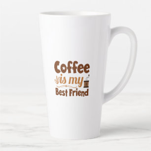 Koffie is mijn beste vriend latte mok