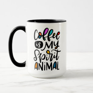 Koffie is mijn dikke dief, met handschrift mok