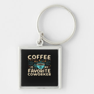 Koffie is mijn favoriete virale collega sleutelhanger