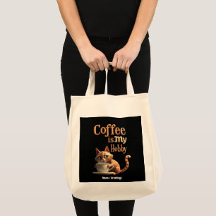 Koffie Is Mijn Hobbys Een Mix Van Passie en Cafeïn Tote Bag