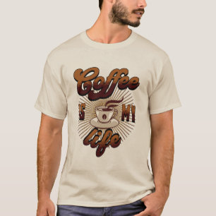 Koffie is mijn Leven T-shirt