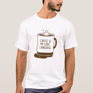 Koffie is mijn liefdestaal t-shirt