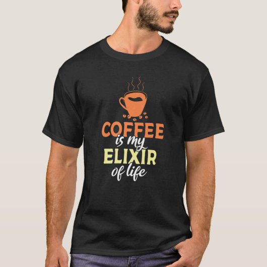 Koffie is mijn livecka t-shirt (Voorkant)