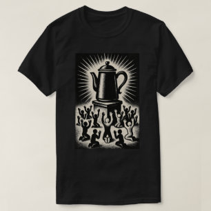 Koffie is mijn religie – Aanbid koffie T-shirt