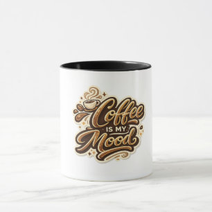 Koffie Is Mijn Stemming Mok Grappige Koffie Lief