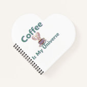 Koffie is mijn universum notitieboek (Voorkant)
