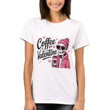 Koffie is mijn Valentijn - Skeleton Valentijnsdag
