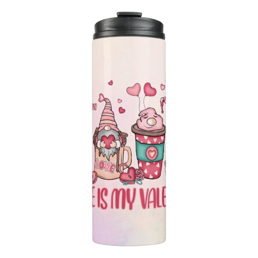 Koffie is mijn Valentijn Thermosbeker (Voorkant)